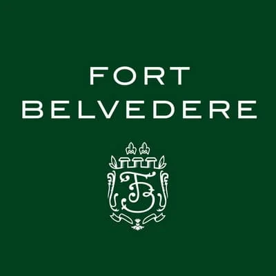 Fort Belvedere Logo Crest on green background
